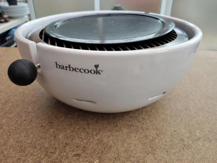 Barbecook Amica Tafelbbq, Tuin en Terras, Houtskoolbarbecues, Gebruikt, Met accessoires, Ophalen