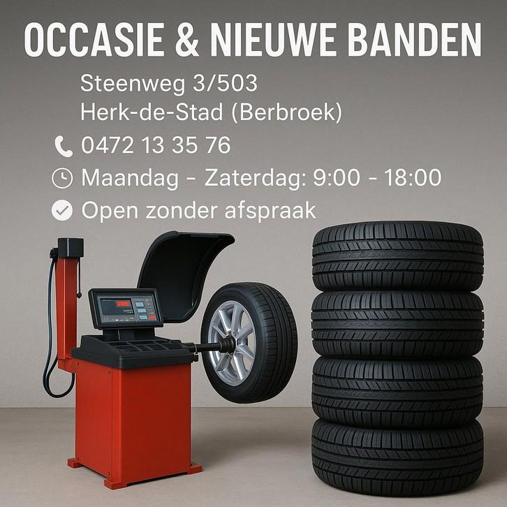 okkazie banden tweedehands banden gebruikte banden m+s, Autos : Pièces & Accessoires, Commande, Enlèvement