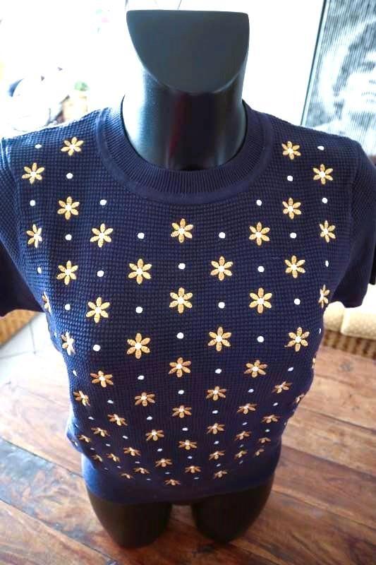 puur fijn 'Flair Goes Retro' pull trui, Vêtements | Femmes, Pulls & Gilets, Neuf, Taille 42/44 (L), Bleu, Enlèvement ou Envoi