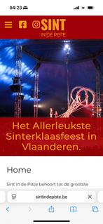 3 tickets Sint in de piste, Tickets en Kaartjes, Evenementen en Festivals, Drie personen of meer