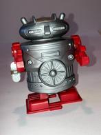 Kleine robot, grijze en rode vintage Japanse speelgoedheld, Ophalen of Verzenden