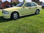 mercedes C36 AMG, 1995, 224000 km, rare light yellow., Achterwielaandrijving, Zwart, Blauw, Leder