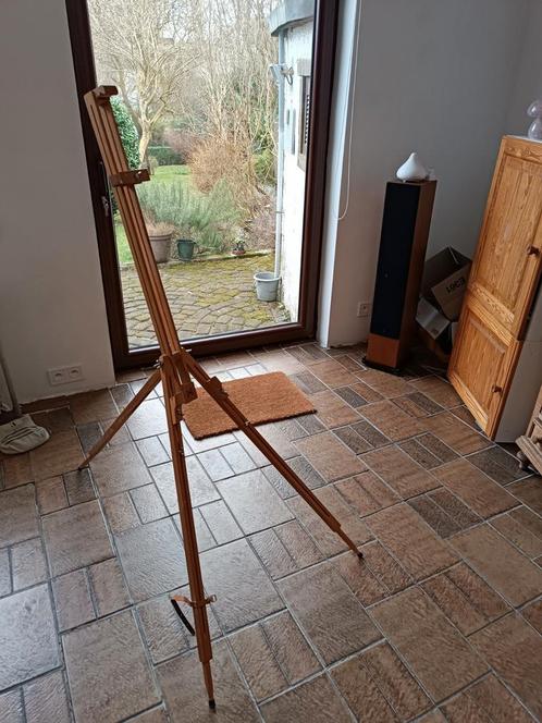 Chevalet talens pliable, Hobby en Vrije tijd, Schilderen, Gebruikt, Ezel, Ophalen