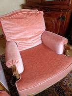 Roze fluwelen zeteltjes en tweezit 75€ / 100€, Huis en Inrichting, Zetels | Zetels, Zo goed als nieuw, Ophalen
