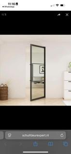 Stalen taatsdeur 3 vlaks - met helder glas, Doe-het-zelf en Bouw, Deuren en Vliegenramen, Ophalen, 80 tot 100 cm, Binnendeur, Nieuw