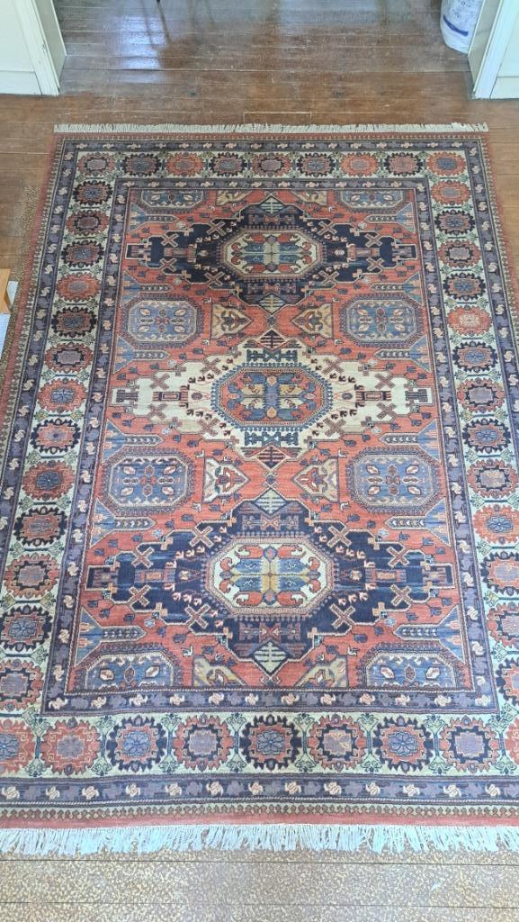 Tapis Soumak Louis de Poortere pure laine, Antiek en Kunst, Antiek | Tapijten, Tafelkleden en Textiel, Ophalen