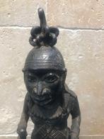 Vintage - nain royal Bénin bronze massif 3kgs600, Antiquités & Art, Antiquités | Bronze & Cuivre, Bronze, Envoi