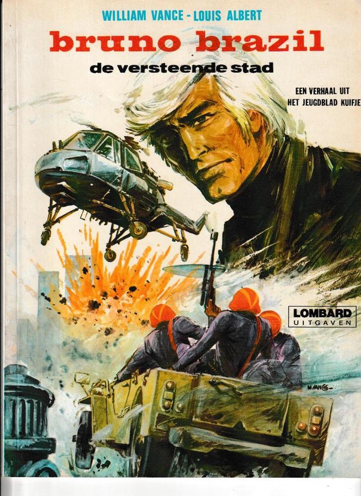 Strip : "Bruno Brazil nr. 4 - de versteende stad"., Boeken, Stripverhalen, Verzenden