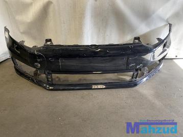 VW POLO 6C Zwart voorbumper met koplamp spoeier beschikbaar voor biedingen