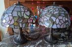 Lamp Tiffany?(style) zie foto's. Klein barstje. Prijs stuk, Huis en Inrichting, Lampen | Tafellampen, Ophalen, Zo goed als nieuw