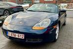 Mooie Porsche Boxster 986 van 1997, Auto's, Porsche, Achterwielaandrijving, Zwart, Blauw, Leder