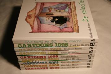 9 Boekjes "CARTOONS - Internationaal Cartoonfestival Knokke- beschikbaar voor biedingen