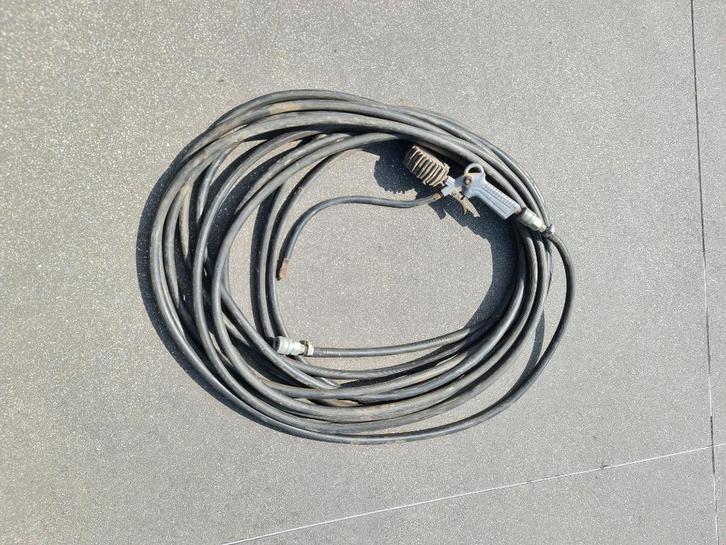 compressor luchtdruk, luchtslang 20m en luchtpistool, Kinderen en Baby's, Speelgoed | Educatief en Creatief, Zo goed als nieuw