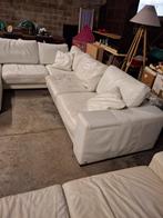 Grote lederen hoeksalon 60€, Huis en Inrichting, Ophalen