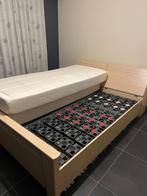 2 Lattenbodems + matrassen Tempur, Huis en Inrichting, Ophalen, Tweepersoons, Zo goed als nieuw, 80 cm
