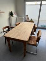 Houten eettafel, Ophalen, Gebruikt, 50 tot 100 cm, 150 tot 200 cm