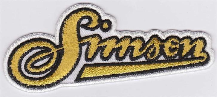 Simson Motorcycles stoffen opstrijk patch embleem, Motos, Accessoires | Autre, Neuf, Envoi