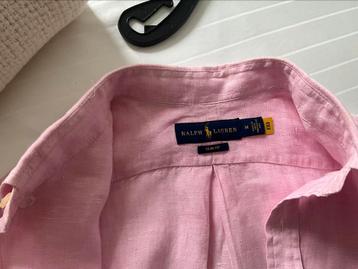 RALPH LAUREN origineel rose herenhemd in perfecte staat 