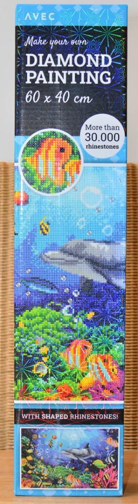 DIAMOND PAINTING VISSEN IN ZEE / NOG IN GESLOTEN VERPAKKING beschikbaar voor biedingen