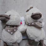 2 knuffels kuiken/ eend Nicotoy, Kinderen en Baby's, Eend, Ophalen