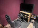 Racing simulator met tv en soundbar, Ophalen, Zo goed als nieuw
