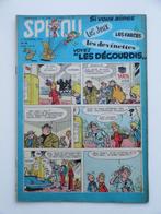 Lot de 22 Spirou année 1955 et plus - 4 MR 3 posters 1 Jeu, Livres, BD, Plusieurs BD, Utilisé, Enlèvement ou Envoi, Collectif