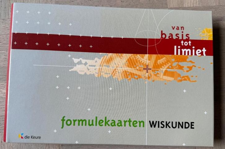 FORMULEKAARTEN WISKUNDE - 1E EN 2E GRAAD - ROGER VAN NIEUWEN, Boeken, Schoolboeken, Nieuw, Wiskunde A, ASO, Ophalen