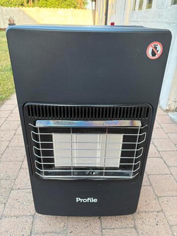 Gaskachel met volle gasfles, Huis en Inrichting, Ophalen, Gebruikt, Gas, Gaskachel