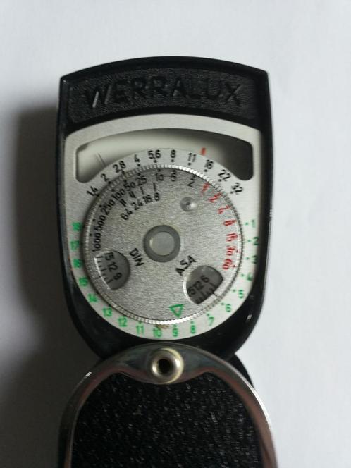 Vintage Werralux lichtmeter lichtbelichtingsmeter camera-acc, Audio, Tv en Foto, Fotografie | Fotostudio en Toebehoren, Gebruikt