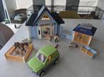 Playmobil dierenkliniek met auto, Enlèvement ou Envoi, Utilisé, Playmobil en vrac