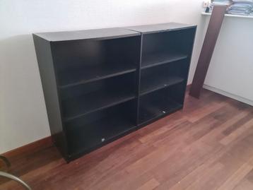 Boekenkast 2 modules zwart beschikbaar voor biedingen