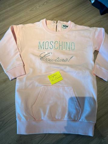 Moschino sweater jurk roze NIEUW disponible aux enchères