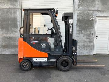 Heftruck Doosan 1,5 ton gas beschikbaar voor biedingen