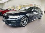 BMW 5 Serie 518 dA * GARANTIE + PACK M + COCKPIT + LED + GPS, Auto's, BMW, Automaat, 4 deurs, 4 cilinders, Blauw