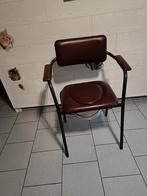 chaise percée avec seau hygiénique 53cm d assise (nikel., Enlèvement, Neuf