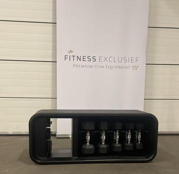 Technogym Bench, Multifunctionele fitnessbank met dumbells beschikbaar voor biedingen