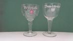Westmalle trappisten glazen 2 verschillende € 2.00 per stuk, Verzamelen, Ophalen, Zo goed als nieuw, Glas of Glazen, Overige merken