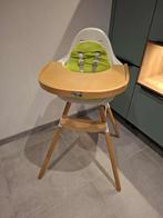 Child wood kinderstoel 3-in-1 in Naturel wit, Ophalen, Gebruikt, Meegroeistoel, Gordel(s)