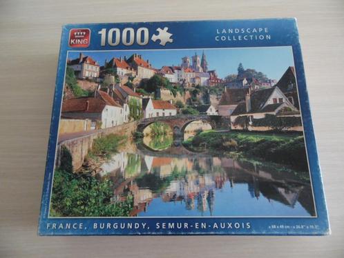 PUZZLE 1000 PIÈCES       SEMUR-EN-AUXOIS        KING, Hobby & Loisirs créatifs, Sport cérébral & Puzzles, Comme neuf, Puzzle, 500 à 1500 pièces