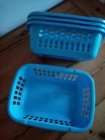 Xenos : 4 nieuwe stevige manden opbergmanden 27/20cm beschikbaar voor biedingen