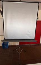 Dia scherm, 1,60 meter breed, Audio, Tv en Foto, Diaprojectoren, Ophalen, Gebruikt