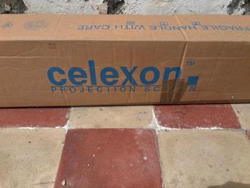 Écran de projection CELEXON 244x244cm neuf beschikbaar voor biedingen