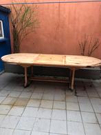 Table et chaises de jardin, Tuin en Terras, Tuintafels, Ophalen, Zo goed als nieuw, Ovaal, Teakhout