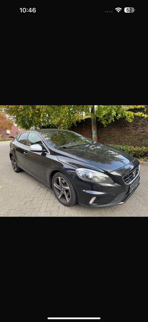 Volvo V40 R-design, Autos, Volvo, Entreprise, Achat, V40, Diesel, Euro 5, Berline, 5 portes, Automatique, Noir, Noir, Cuir et Tissu
