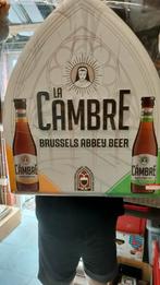 metalen bord nieuw la cambre, Verzamelen, Biermerken, Ophalen, Nieuw