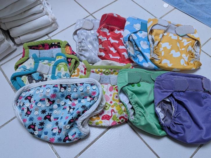 kleurige overbroekjes voor herbruikbare pampers maat 2, Kinderen en Baby's, Badjes en Verzorging, Gebruikt, Overige typen, Overige merken