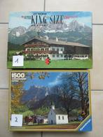 2 leuke volledige puzzels van 1500 stukjes, Ophalen of Verzenden, 500 t/m 1500 stukjes, Gebruikt, Legpuzzel