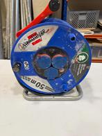 Brennenstuhl kabelhaspel 50m (3G1.5) – 4 stopcontacten, Doe-het-zelf en Bouw, Elektriciteit en Kabels, Ophalen