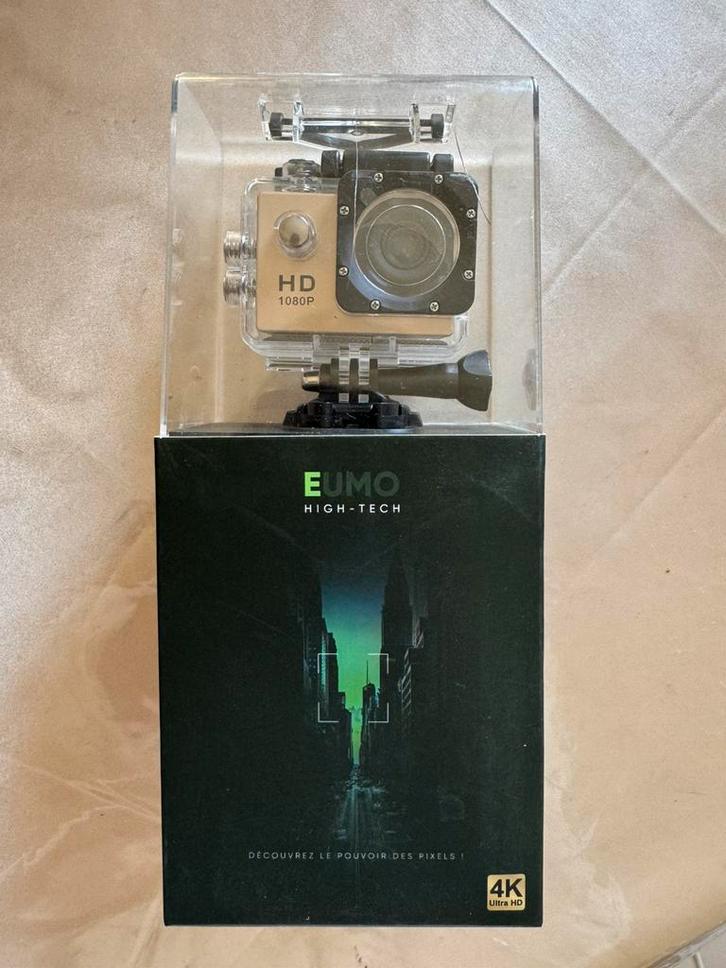 Caméra Sport 4K Ultra HD Étanche – Neuve, Audio, Tv en Foto, Actiecamera's, Zo goed als nieuw, GoPro, Ophalen of Verzenden