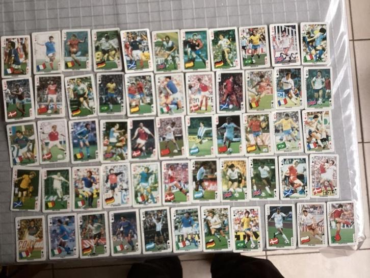 55 prenten chromos kaarten DANDY bubble gum WK 1986 voetbal, Verzamelen, Foto's en Prenten, Gebruikt, Ophalen of Verzenden